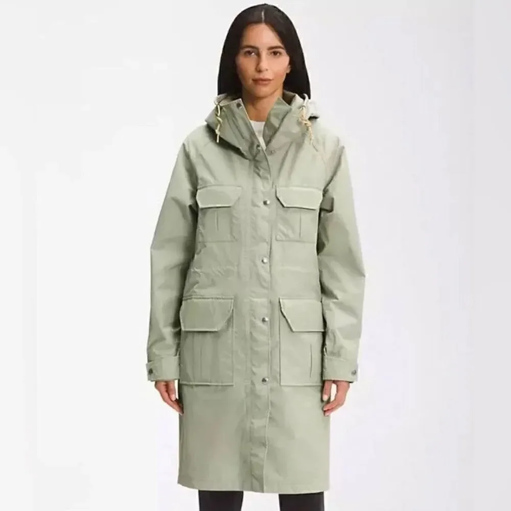 The North Face dryvent 76 mountain parka in tea green relaxed fit size large nwt
